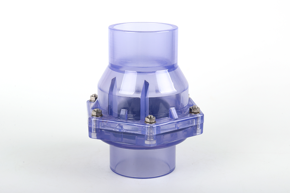 广丰透明翻板式止回阀